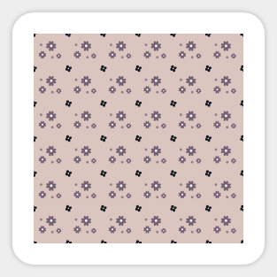 Mountain Ash Collection - Dark Vintage Floral Pattern Sticker